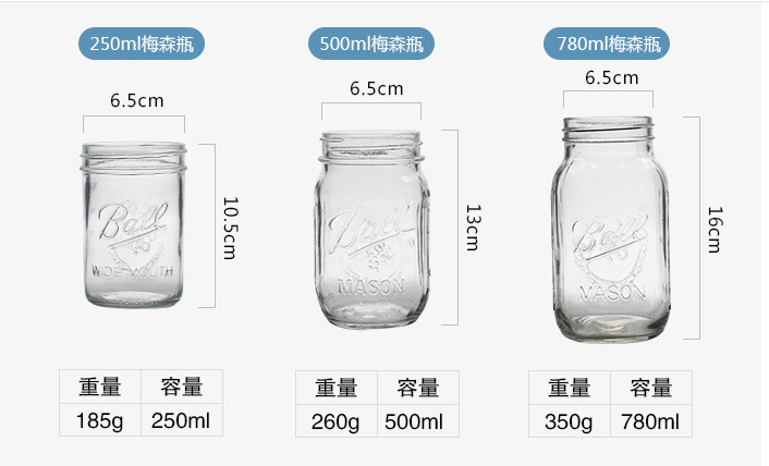 廠家直銷梅森杯，梅森罐